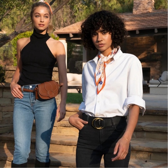 Rachel Zoe Belt Bag or Crossbody Purse Faux Brown Leather NWT - Picture 5 of 8